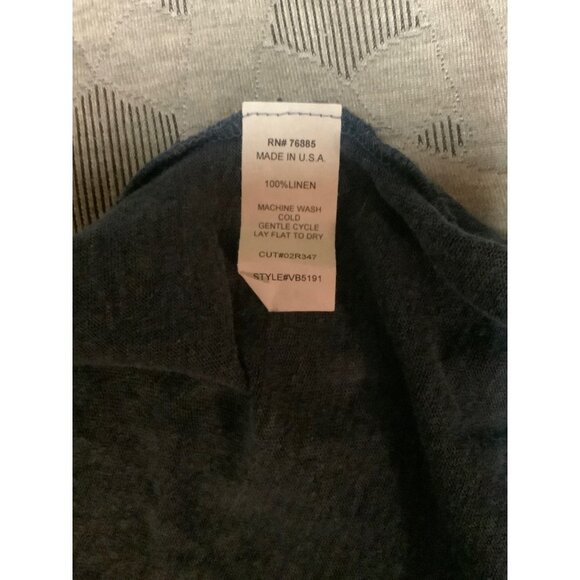 Red Haute Blue Linen Ruffle Sleeve Top -- NWT -- XS - Picture 10 of 10